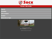 Tablet Screenshot of mairie-socx.fr